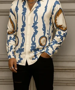 VERSACE Long Sleeves Button Down Shirt Limited For Men VS29215030