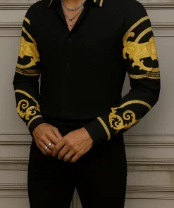 VERSACE Long Sleeves Button Down Shirt Limited For Men VS29215032