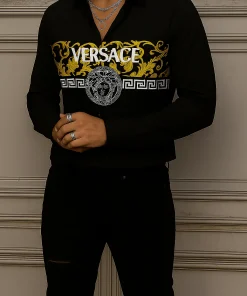 VERSACE Long Sleeves Button Down Shirt Limited For Men VS20014045