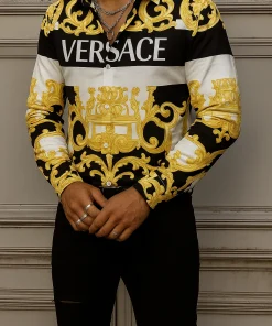 VERSACE Long Sleeves Button Down Shirt Limited For Men VS20014051