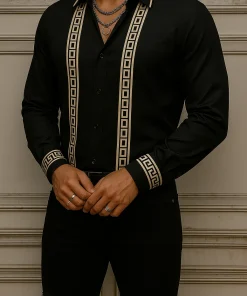 VERSACE Long Sleeves Button Down Shirt Limited For Men VS30014711