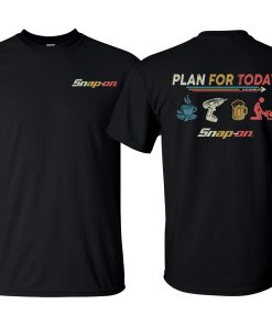 Snap-on T-Shirt - Double Sided Printed 100% Cotton Fitted Crew Neck Short Sleeve